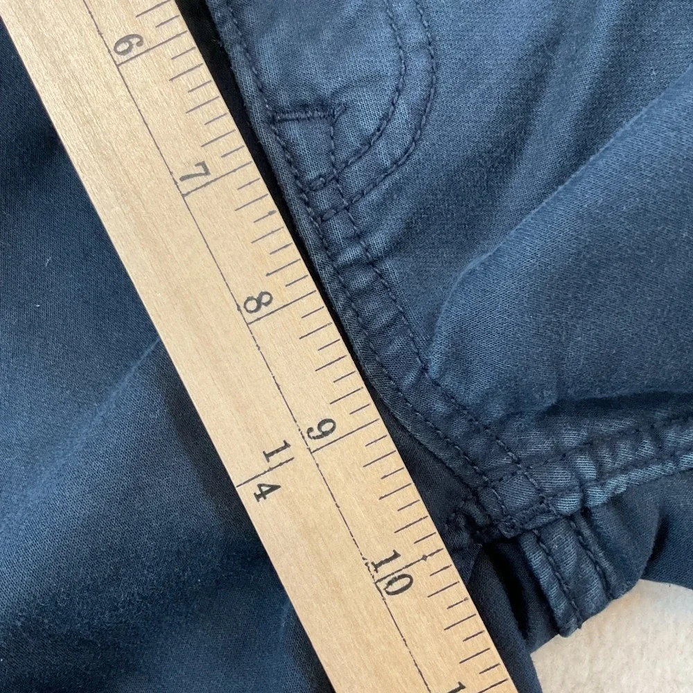Banana Republic Mens Navy Blue Travel Jean Slim Straight Pants 34x28